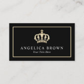 Carte de visite Gold Crown (Devant)