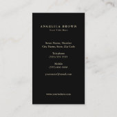 Carte de visite Gold Crown Classy (Dos)