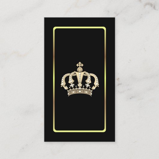 Carte de visite Gold Crown Classy (Devant)