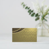 Carte de visite Gold Elegant (Debout devant)