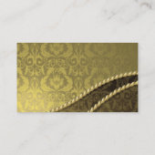 Carte de visite Gold Elegant (Dos)