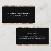 Carte De Visite Gold Elite Trier noir (Devant / Derrière)