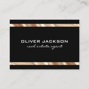 Carte De Visite Gold Elite Trier noir