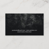 Carte De Visite Gold Embellish II | Noir (Dos)