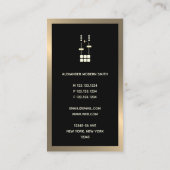 Carte De Visite Gold Faux 2019| DJ Mariage 2020 (Dos)