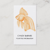 Carte de visite Gold Fish (Devant)