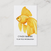 Carte de visite Gold Fish (Devant)