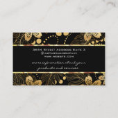Carte De Visite Gold Floral (Dos)