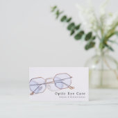 Carte De Visite Gold Frames, Opticien, Praticien Technique (Debout devant)