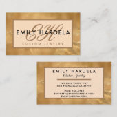 Carte De Visite Gold Glass Effet Professional (Devant / Derrière)