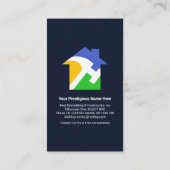 Carte De Visite Gold Handyman Home Toit Windows (Dos)