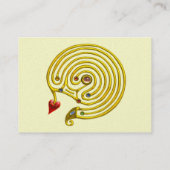 CARTE DE VISITE GOLD HYPER LABYRINTH (Dos)