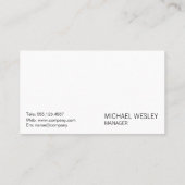 Carte De Visite Gold Immobilier bâtiments (Dos)