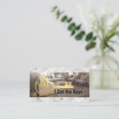 Carte De Visite Gold Key Immobilier commercial | Intérieur (Debout devant)