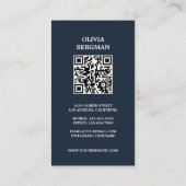 Carte De Visite Gold Key Professional Real Photo QR CODE (Dos)