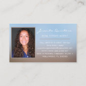 Carte De Visite Gold Logo Maison agent immobilier professionnel (Dos)