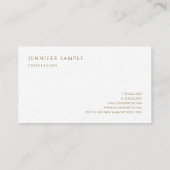 Carte De Visite Gold Look Texte Premium Ultra épais Luxe Elite (Dos)