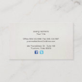 Carte De Visite Gold Lotus Yoga et méditation Enseignant Spa de sa (Dos)