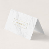 Carte De Visite Gold Lux Modern avec marbre (Dos)