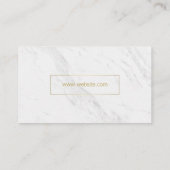 Carte De Visite Gold Lux Modern avec marbre (Dos)