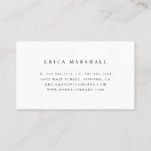 Carte De Visite Gold Marquee (Dos)