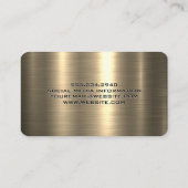 Carte De Visite Gold Metal | Home Hammers Logo | Repair (Dos)