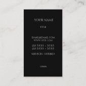 Carte De Visite Gold Moderne (Dos)