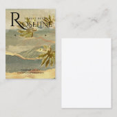 Carte De Visite Gold Nature Voir la bijouterie Palm Tree (Devant / Derrière)