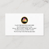 Carte De Visite Gold Painting Icons On Vertical Wall (Dos)