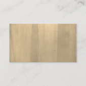 Carte De Visite Gold Palm Tree Green Baby shower Demande de réserv (Dos)