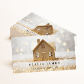 Carte De Visite Gold Parties scintillant Services de nettoyage des