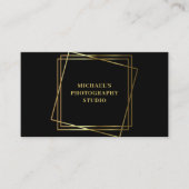 Carte de visite Gold Photography Studio (Devant)