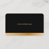 Carte de visite Gold Premium Design (Dos)