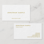 Carte De Visite Gold professionnel Premium Ultra épais Luxe (Devant / Derrière)