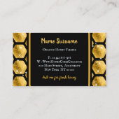 Carte De Visite Gold Pureraw Farm Glitz Honeycomb (Dos)