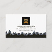 Carte De Visite Gold Semi-Camion Transport logistique (Dos)