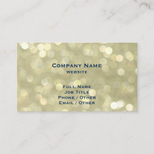 Carte de visite Gold Sparkles