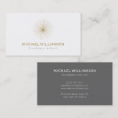 CARTE DE VISITE GOLD SPUTNIK ORB LOGO (Devant / Derrière)