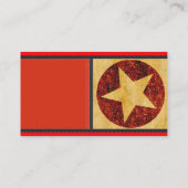 Carte de visite Gold Star (Dos)