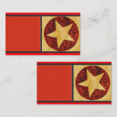 Carte de visite Gold Star (Devant / Derrière)