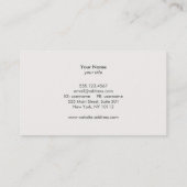 Carte De Visite Gold Star Black (Dos)