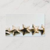 Carte de visite Gold Stars (Dos)