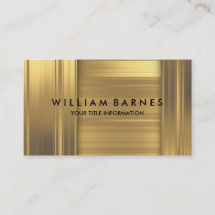 Carte de visite Gold Stripe