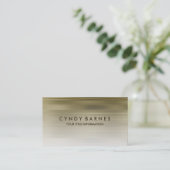 Carte de visite Gold Stripe (Debout devant)