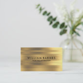 Carte de visite Gold Stripe (Debout devant)