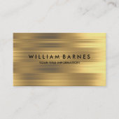Carte de visite Gold Stripe (Devant)