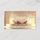 Carte De Visite Gold Stripes Lotus Gold Diamants (Devant)