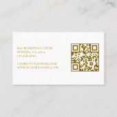 Carte De Visite Gold Sun Rays  (Dos)