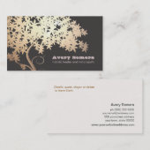 Carte De Visite Gold Tree Holistic Health Healer (Devant / Derrière)