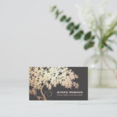 Carte De Visite Gold Tree Holistic Health Healer (Debout devant)